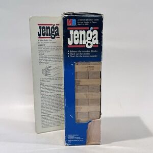 Vintage Original Jenga 1986 Milton Bradley #4793